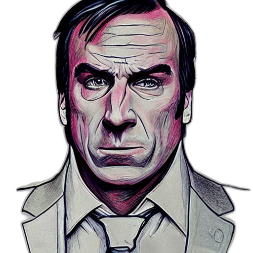 face, jacket, comic book art, cartoon transparent PNG cut-out