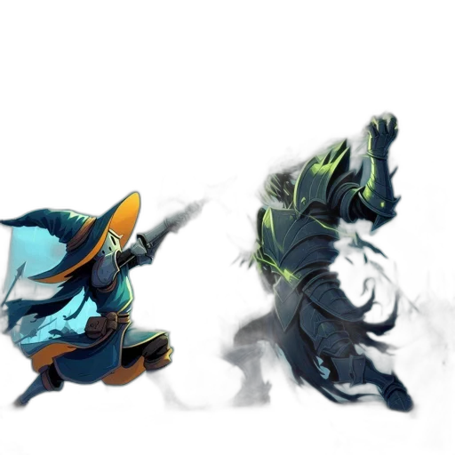 dragon, mask, weapon, staff transparent PNG cut-out