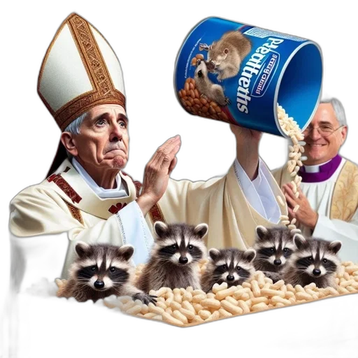 food, animal, crown, concept art transparent PNG cut-out
