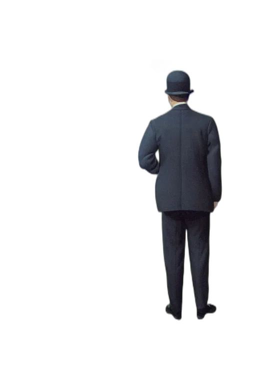 staff, hat, jacket, umbrella transparent PNG cut-out