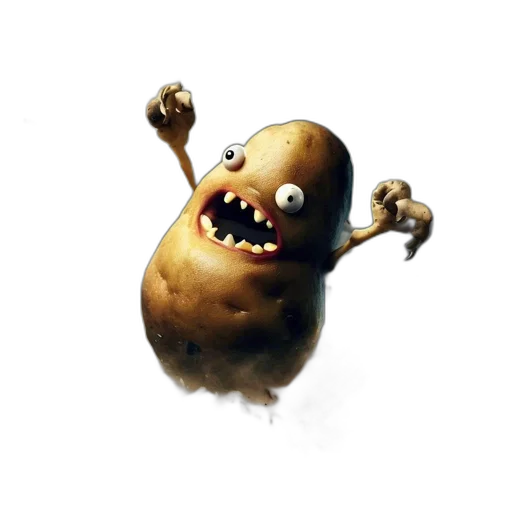 creature, animal, face, staff transparent PNG cut-out