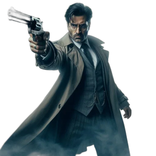 weapon, jacket, concept art, comic book art transparent PNG cut-out