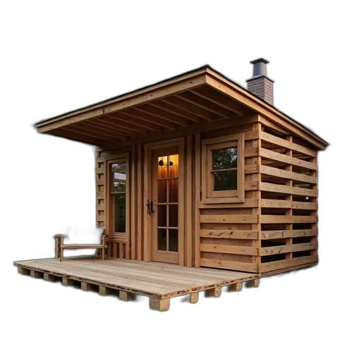 furniture, 3d render, photorealistic, wooden transparent PNG cut-out