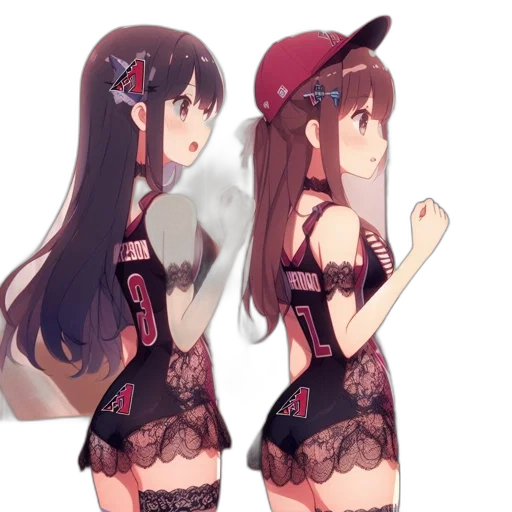 dress, hat, anime, concept art transparent PNG cut-out