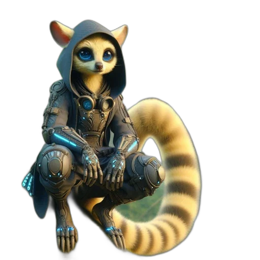 animal, creature, staff, weapon transparent PNG cut-out