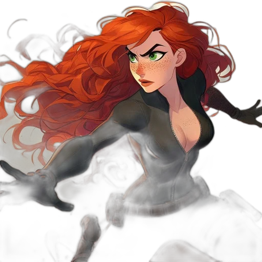 concept art, comic book art, fantasy art, cartoon transparent PNG cut-out