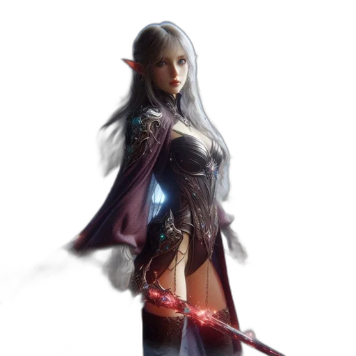 sword, staff, dragon, weapon transparent PNG cut-out