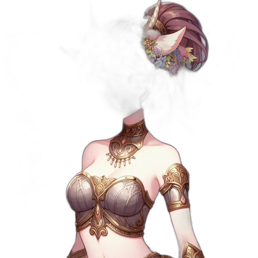 mask, dress, crown, staff transparent PNG cut-out