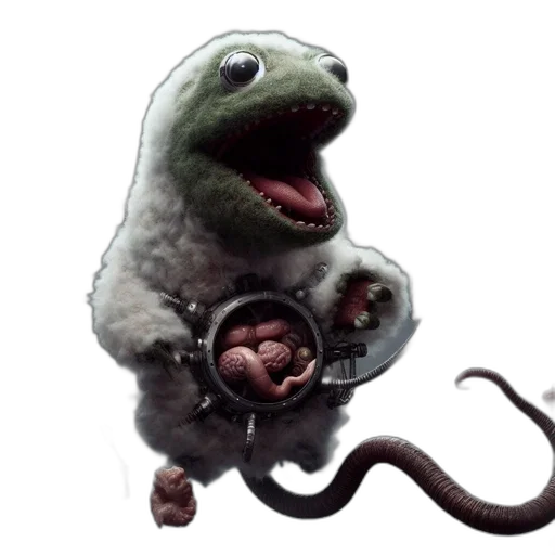 creature, animal, staff, dragon transparent PNG cut-out