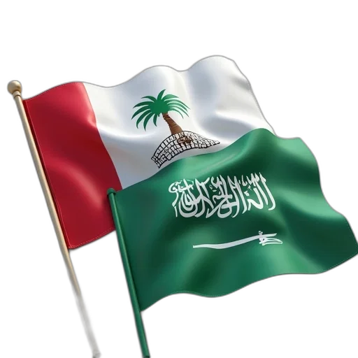 flags, slovenia, saudi, news transparent PNG cut-out