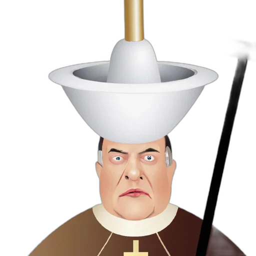staff, hat, crown, 3d render transparent PNG cut-out