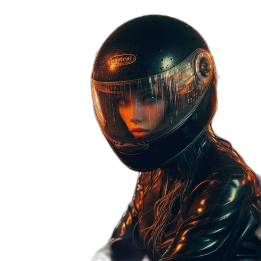 robot, mask, jacket, face transparent PNG cut-out
