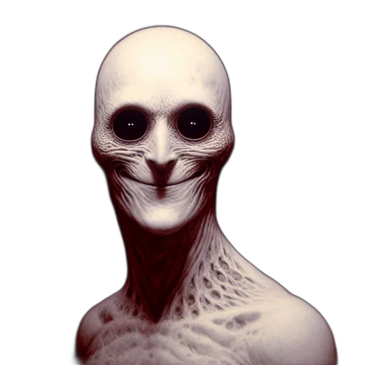face, creature, mask, robot transparent PNG cut-out