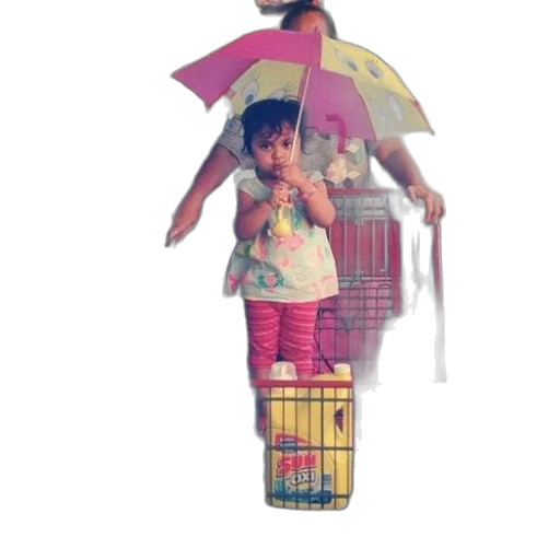 umbrella, dress, jacket, staff transparent PNG cut-out