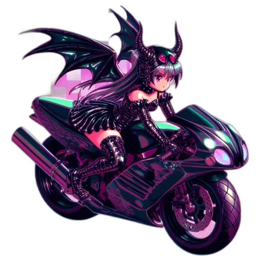dragon, concept art, pixel art, cyberpunk transparent PNG cut-out