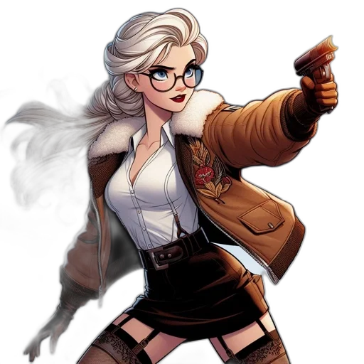 jacket, staff, weapon, concept art transparent PNG cut-out