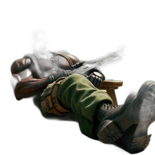 weapon, jacket, robot, mask transparent PNG cut-out