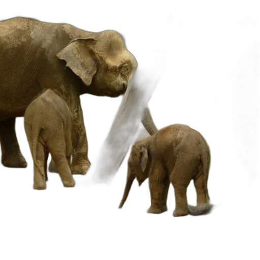 animal, 3d render, concept art, photorealistic transparent PNG cut-out