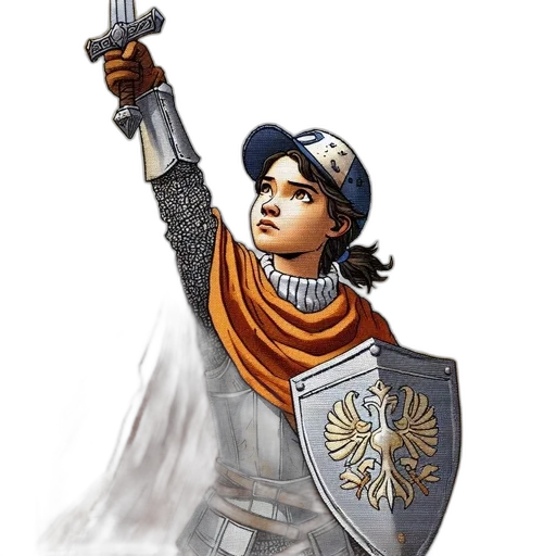 staff, sword, crown, fantasy art transparent PNG cut-out