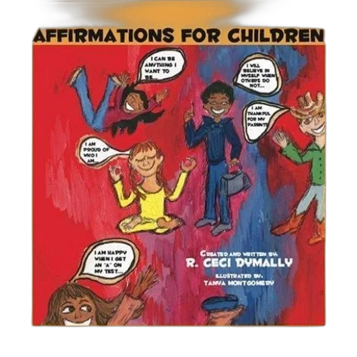 affirmations, children, book, cover transparent PNG cut-out