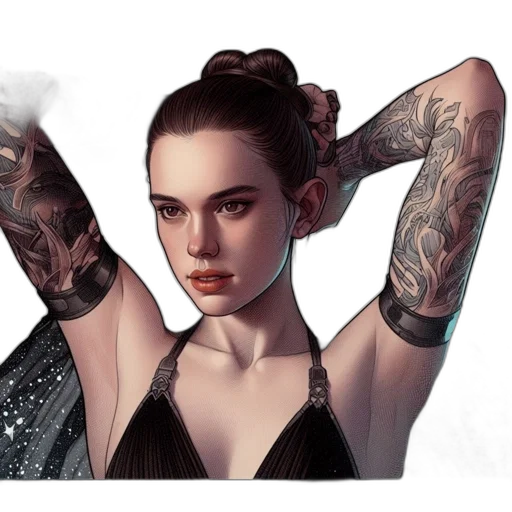 dress, jewelry, photorealistic, concept art transparent PNG cut-out