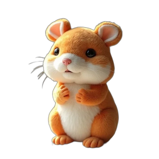 animal, staff, creature, 3d render transparent PNG cut-out