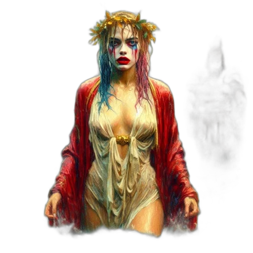 dress, concept art, fantasy art, comic book art transparent PNG cut-out