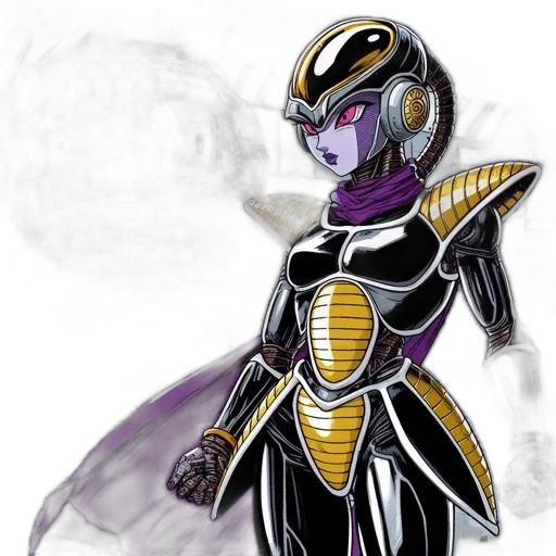 robot, staff, concept art, fantasy art transparent PNG cut-out