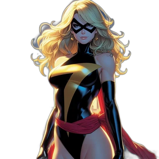 comic book art, concept art, cartoon, female transparent PNG cut-out
