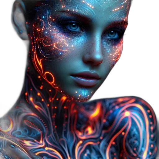 robot, face, jewelry, mask transparent PNG cut-out