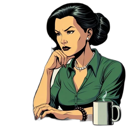 jewelry, comic book art, cartoon, concept art transparent PNG cut-out