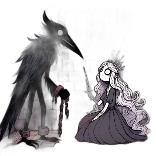 dress, creature, mask, dragon transparent PNG cut-out