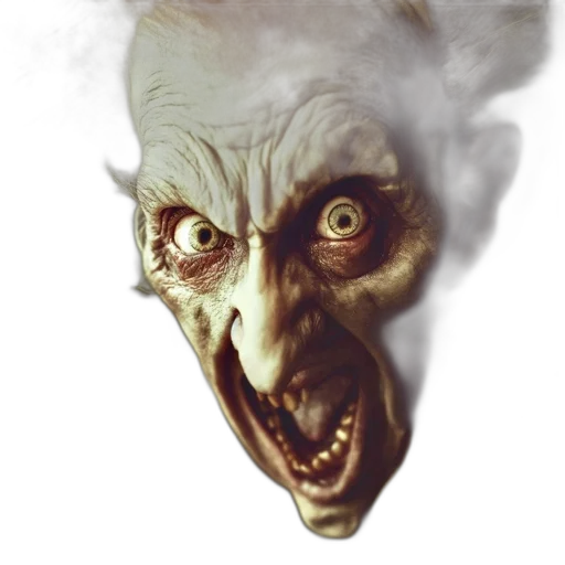 face, creature, mask, staff transparent PNG cut-out