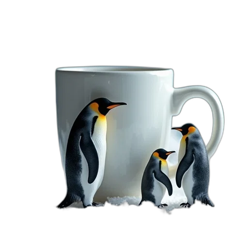 animal, 3d render, photorealistic, penguin transparent PNG cut-out