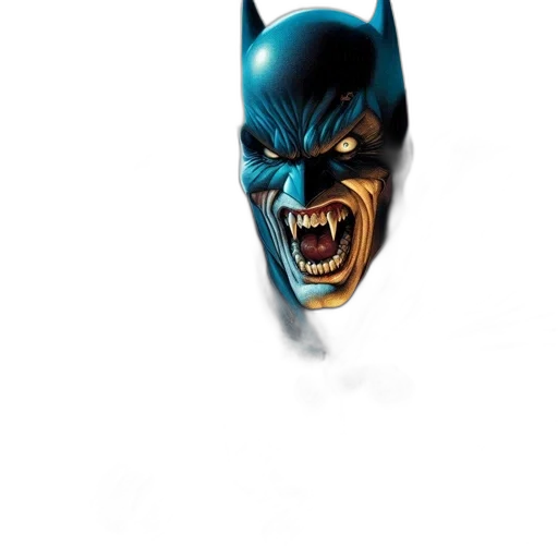 mask, face, animal, comic book art transparent PNG cut-out