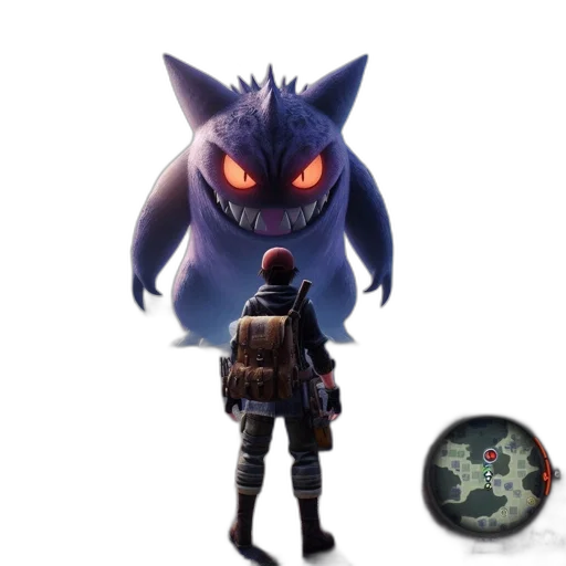 creature, staff, animal, mask transparent PNG cut-out
