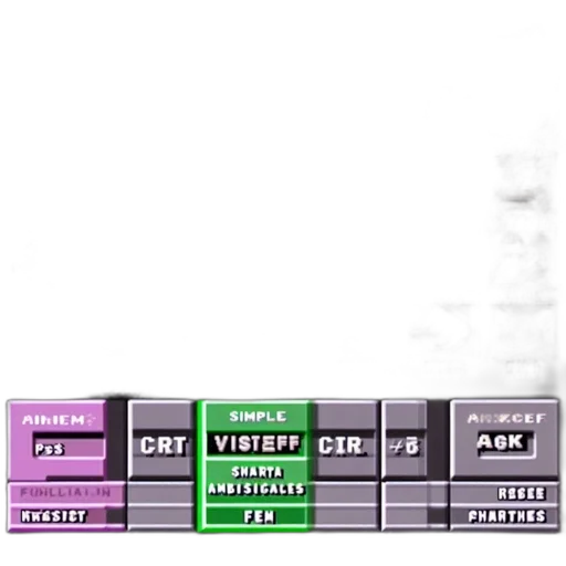 vaporwave, pixel art, 3d render, concept art transparent PNG cut-out