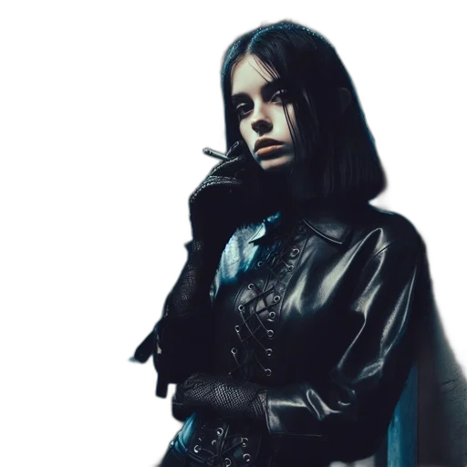 jacket, photorealistic, concept art, cyberpunk transparent PNG cut-out