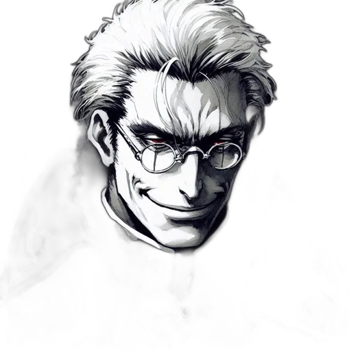 face, mask, creature, comic book art transparent PNG cut-out