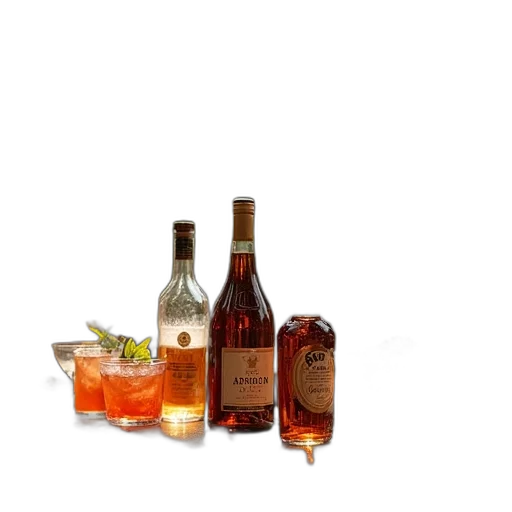 bottle, 3d render, earth tones, outdoor transparent PNG cut-out