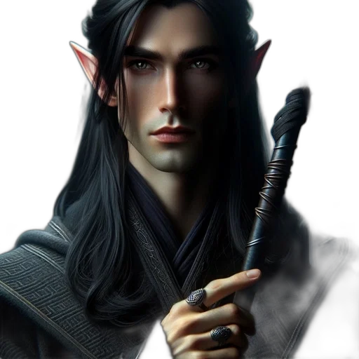 staff, dragon, sword, face transparent PNG cut-out