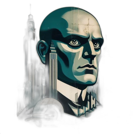 face, robot, concept art, comic book art transparent PNG cut-out