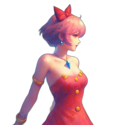 dress, crown, staff, weapon transparent PNG cut-out