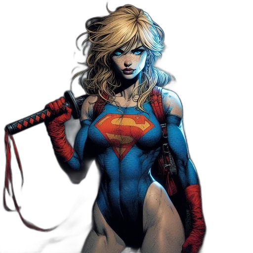 comic book art, concept art, fantasy art, cartoon transparent PNG cut-out