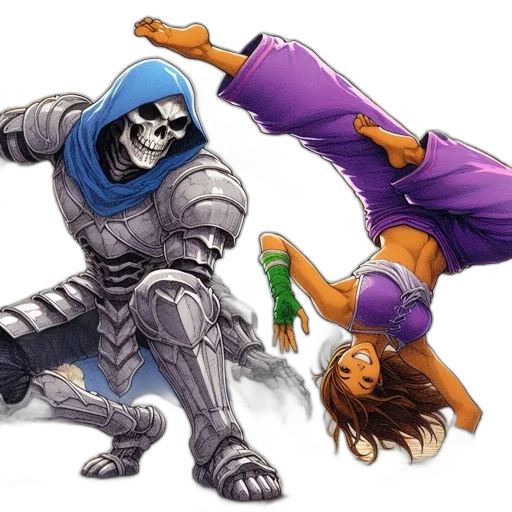 concept art, comic book art, fantasy art, pixel art transparent PNG cut-out