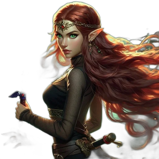 fantasy art, concept art, comic book art, pixel art transparent PNG cut-out
