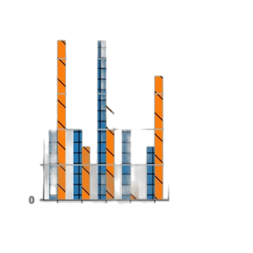 pixel art, 3d render, blue, bar transparent PNG cut-out