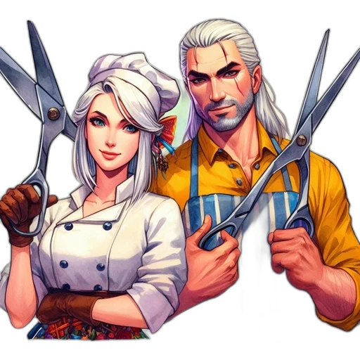 staff, sword, weapon, fantasy art transparent PNG cut-out