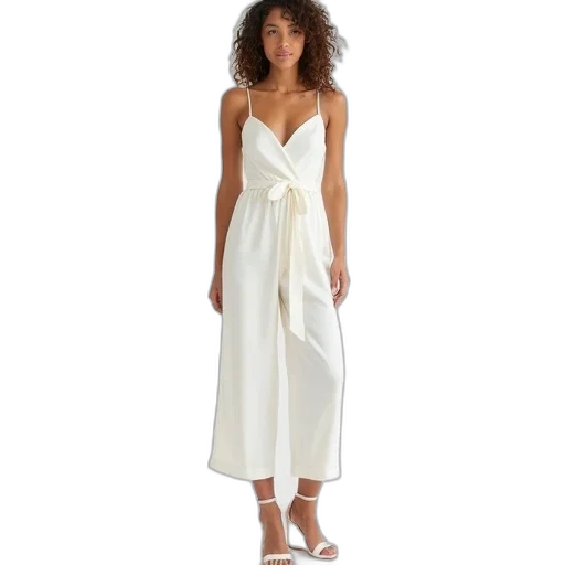 dress, women, white, one transparent PNG cut-out