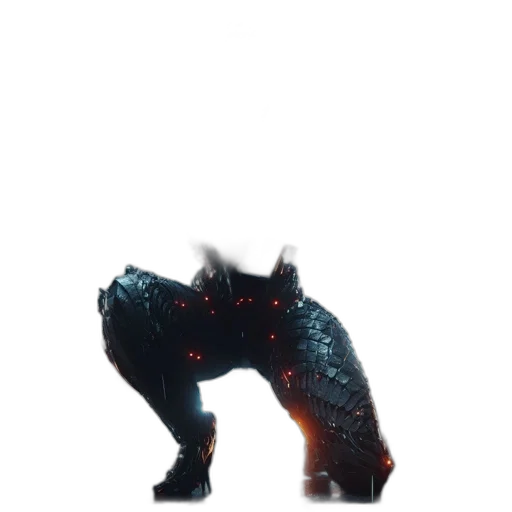animal, creature, dragon, robot transparent PNG cut-out